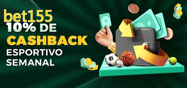 10% de bônus de cashback na bet155